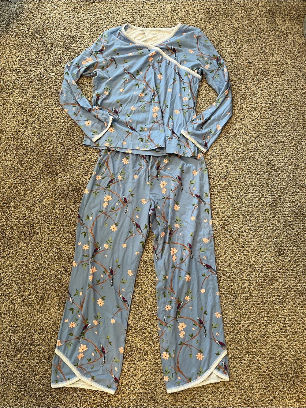 Garnet Hill pajama kimono set size medium